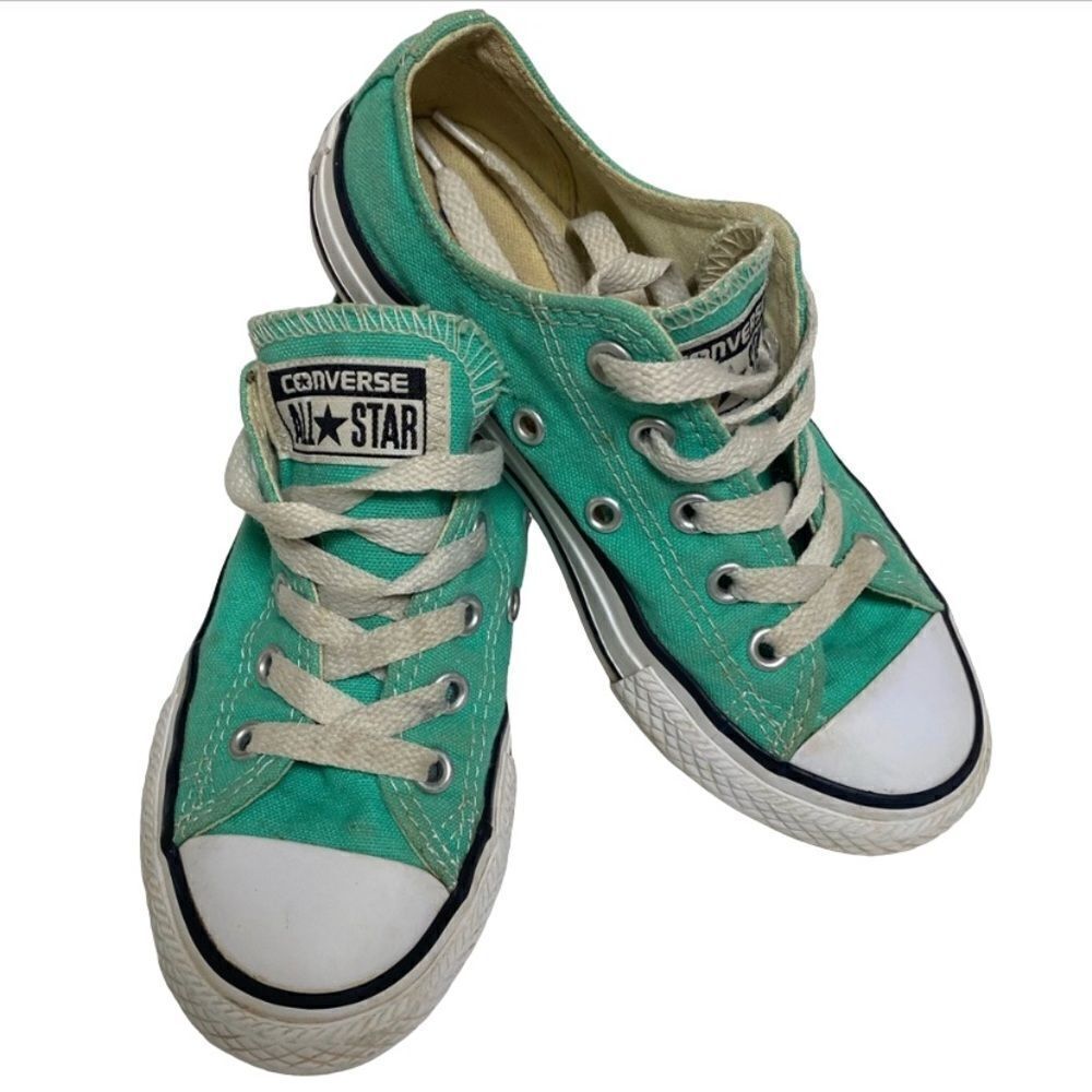 Converse CTAS OX Menta Green Youth Low Top Sneakers